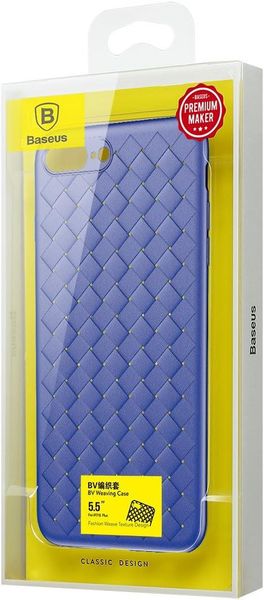 Чохол Baseus для iPhone 7/8 Plus, BV Weaving Case, Blue (WIAPIPH8N-BV03) 267626 фото