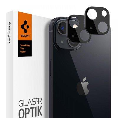 Защитное стекло Spigen для камеры iPhone 13 / 13 mini - Optik (2шт), Black (AGL03395) AGL03395 фото