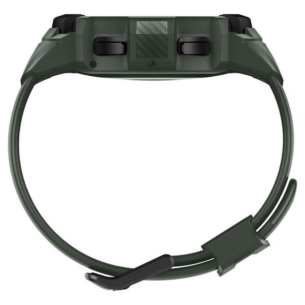 Чохол і ремінець Spigen для Galaxy Watch 4 Classic (46 mm) Rugged Armor Pro 2 in 1 Military Green (ACS04326) ACS04326 фото
