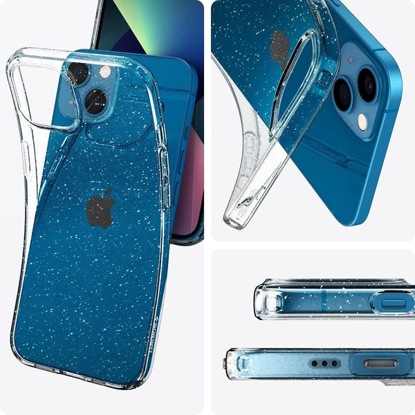 Чохол Spigen для iPhone 13 — Liquid Crystal Glitter, Crystal Quartz (ACS03516) ACS03516 фото