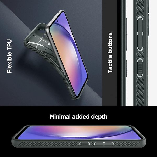 Чохол Spigen для Samsung Galaxy A54 5G - Liquid Air, Abyss Green (ACS06101) ACS06101 фото