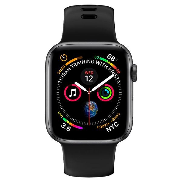 Ремінець Spigen для Apple Watch Series 5/4/3/2/1 44/42 mm Air Fit, Black (062MP25400) 062MP25400 фото
