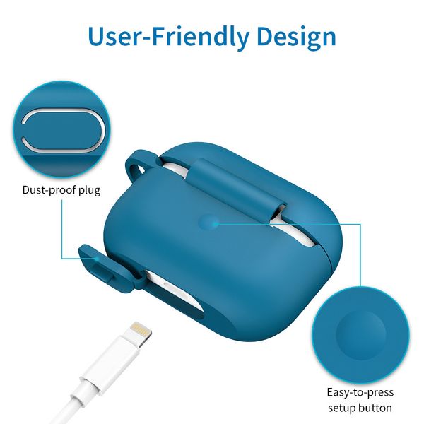 Чехол ESR для Apple AirPods Pro Bounce Series, Blue (3C15190350801) 105184 фото