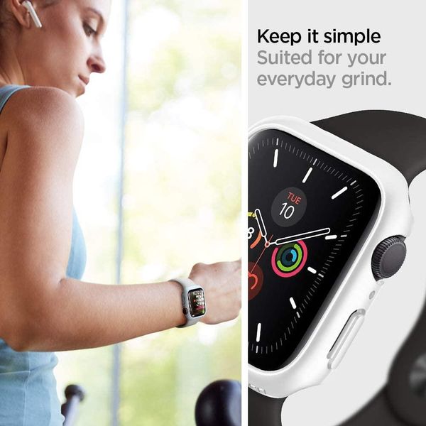 Чохол Spigen для Apple Watch SE/6/5/4 (44 mm) — Thin Fit, White (062CS24475) 062CS24475 фото