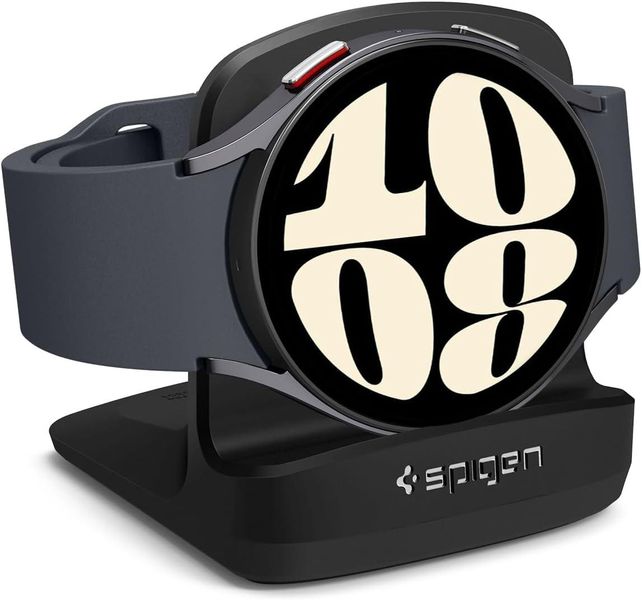 Підставка-тримач Spigen для Samsung Galaxy Watch 6/5/5 Pro - Night Stand S353, Black (AMP05302) AMP05302 фото