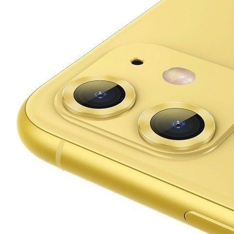 Захисне скло для камери Baseus для iPhone 11 Alloy protection, Yellow (SGAPIPH61S-AJT0Y) SGAPIPH61S-AJT0Y фото