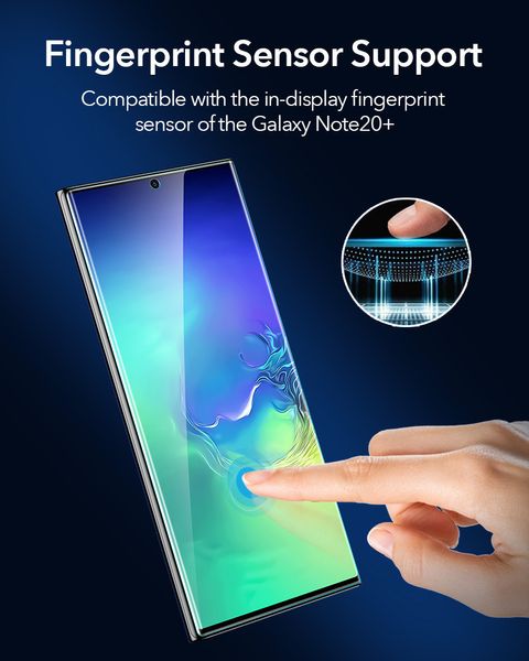 Захисне скло ESR для Samsung Galaxy Note 20 Ultra Screen Shield 3D (2 шт), Black (3C03200700101) 117538 фото