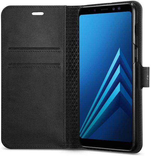 Книжка-Чехол Spigen для Samsung Galaxy A8 (2018) Wallet S, Black (590CS22756) 590CS22756 фото