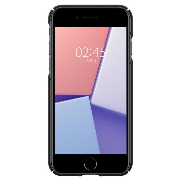 Чохол Spigen для iPhone SE 2020/8/7 Thin Fit, Mat Black (ACS00940) ACS00940 фото