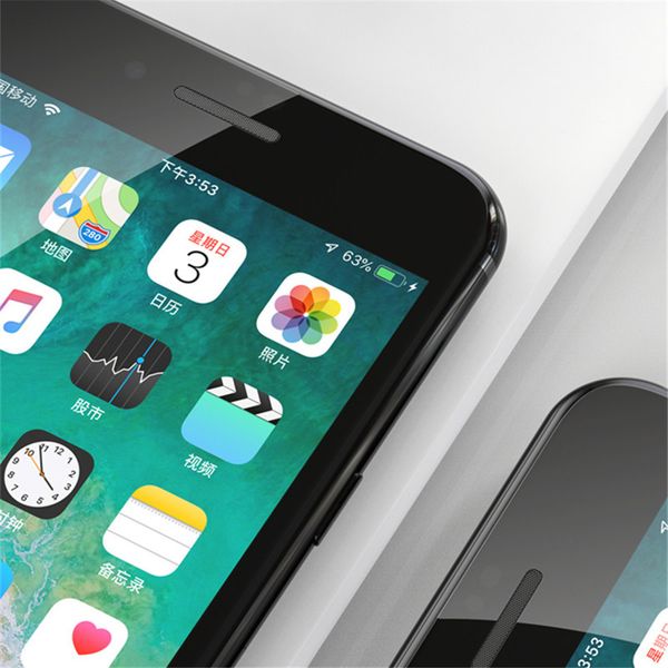 Захисне скло 5D King Kong для iPhone SE 2020/8/7 із захисною сіткою на динамік, White 1124858699 фото