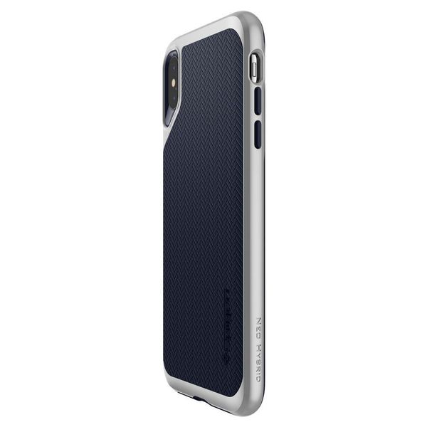 Чохол Spigen для iPhone XS/X Neo Hybrid, Satin Silver (063CS24920) 063CS24920 фото