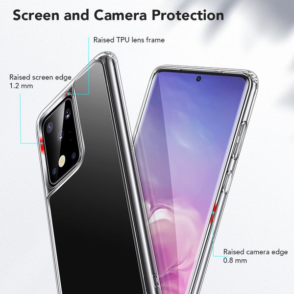 Чехол ESR для Samsung Galaxy S20 Ultra Mimic Tempered Glass, Clear (3C01194410101) 107317 фото