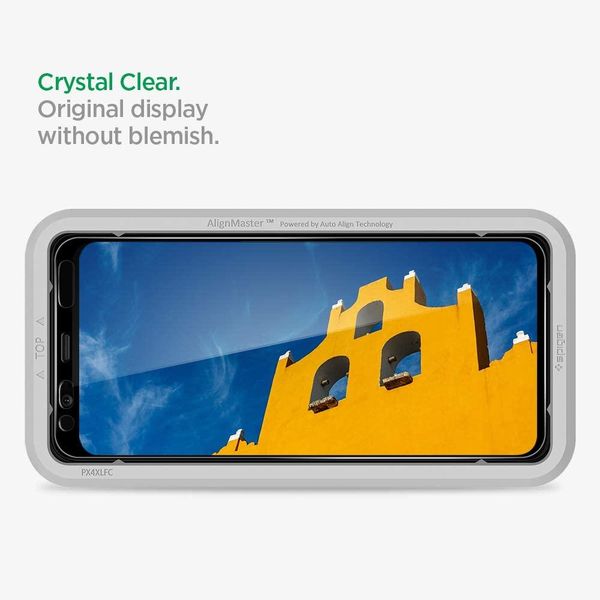 Защитное стекло Spigen для Google Pixel 4 (2019) Glas.tR AlignMaster, Black (AGL00482) AGL00482 фото