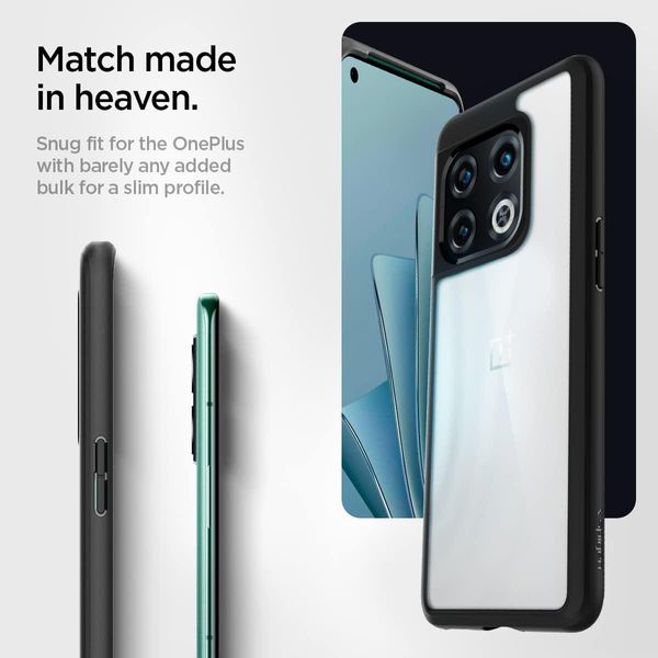 Чохол Spigen для OnePlus 10 Pro 5G - Ultra Hybrid, Matte Black (ACS04429) ACS04429 фото