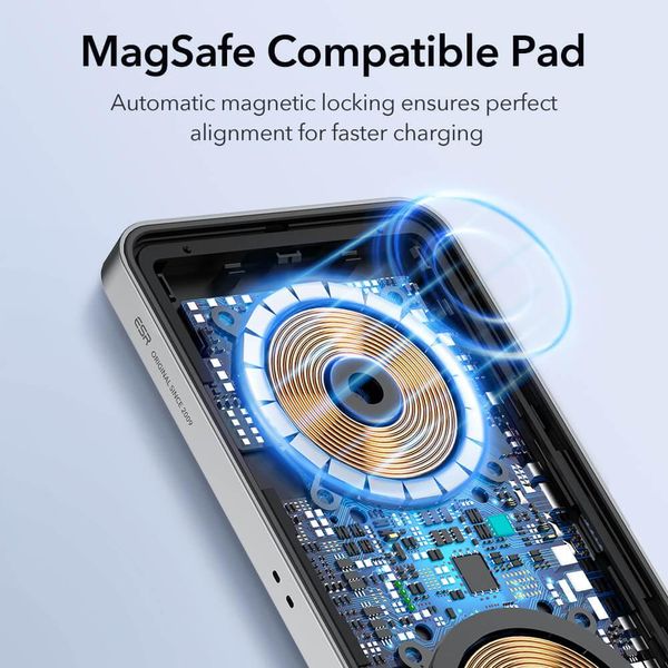 Магнітний бездротовий зарядний пристрій HaloLock TM 2-в-1 для iPhone 12 (з підтримкою MagSafe) 110867 фото