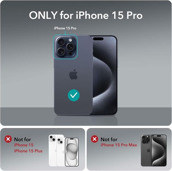 Чохол ESR для iPhone 15 Pro - Project Zero (Essential Zero), Clear (4894240173350) 173350 фото