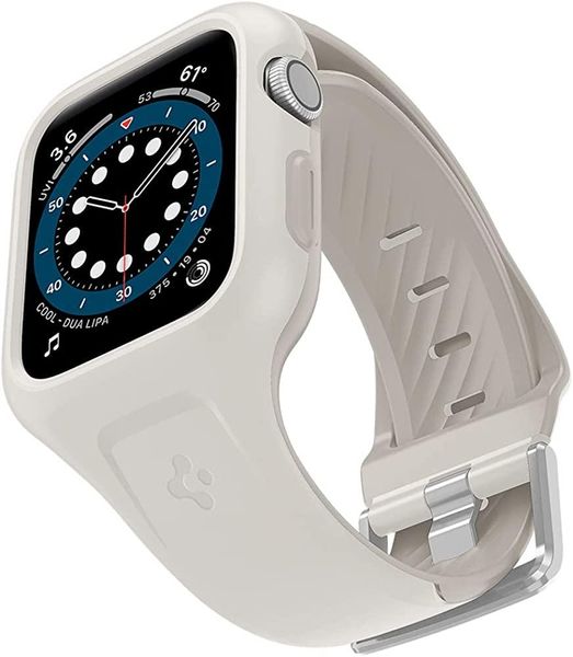 Чехол и ремешок Spigen Liquid Air Pro для Apple Watch SE2/6/SE/5/4 (40mm) Soft White (ACS02228) ACS02228 фото