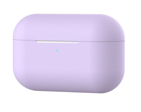 Чохол силіконовий для навушників Apple Airpods Pro, силікон, різні кольори Пурпурний 1091437343 фото