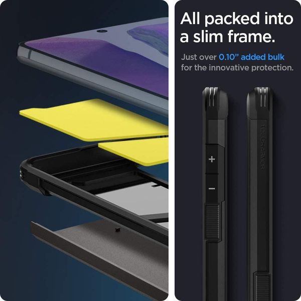 Чохол Spigen для Samsung Galaxy Note 20 — Tough Armor XP Black (ACS01422) ACS01422 фото