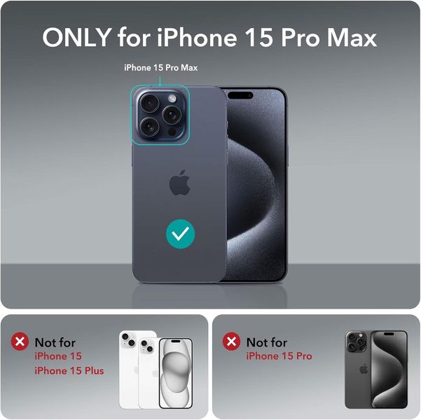 Чохол ESR для iPhone 15 Pro Max - Project Zero (Essential Zero), Clear (4894240173367) 173367 фото