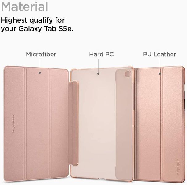 Чохол Spigen для Samsung Galaxy Tab S5e — Smart Fold, Rose Gold (613CS26149) 613CS26149 фото
