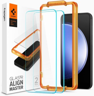 Защитное стекло Spigen для Samsung Galaxy S23 FE - ALIGNmaster (2 шт), Clear (AGL06986) AGL06986 фото