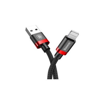 Кабель Baseus Golden Belt USB Cable to Lightning 1м, Black+Red (CALGB-19) CALGB-19 фото