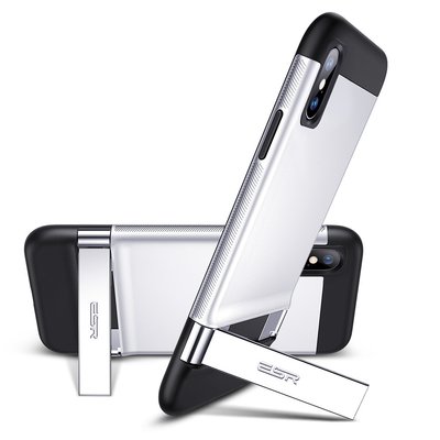 Чехол ESR для iPhone XS/X Air Shield Boost (Urbansoda), Silver (4894240071106) 71106 фото