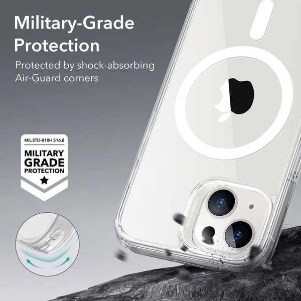 Чохол ESR для iPhone 14 Plus - Classic Hybrid Halolock MagSafe, Crystal Clear (1A5790102) 160725 фото