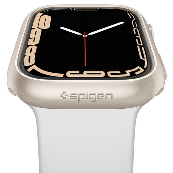 Чехол Spigen для Apple Watch 9/ 8 / 7 (41mm) Thin Fit, Starlight (ACS04185) ACS04185 фото