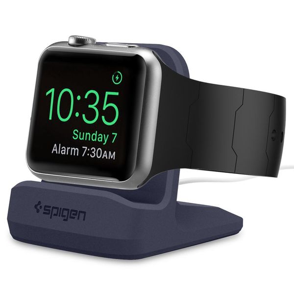 Підставка-тримач Spigen для Apple Watch Night Stand S350, Midnight Blue (000CD21182) 000CD21182 фото