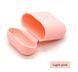 Чехол силиконовый для наушников Apple Airpods, силикон, разные цвета Нежно-розовый 961976155 фото