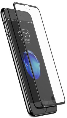 Захисне скло Baseus Silk-screen 0.23 mm iPhone SE 2020/8/7/6s/6, Black (SGAPIPH7S-ZD01) 266452 фото