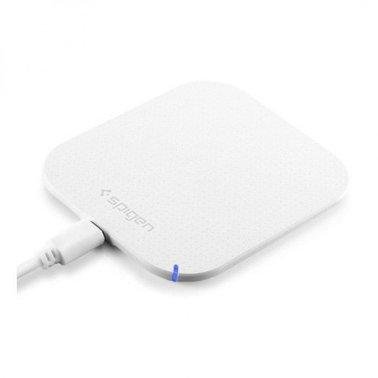 Беспроводное зарядное устройство Spigen Essential F302W для iPhone X/8/8 Plus/Samsung, White (000CH20799) 000CH20799 фото