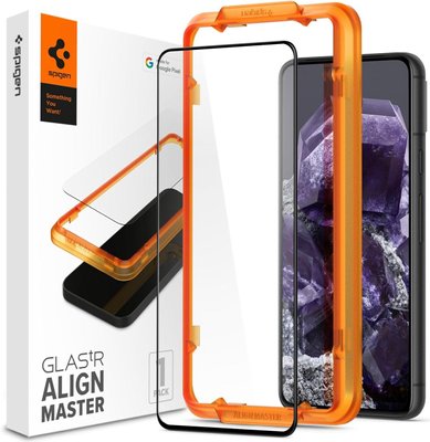 Защитное стекло Spigen для Pixel 8 - AlignMaster Glas.tR (1 шт), Black (AGL06351) AGL06351 фото