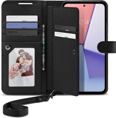 Книжка-Чохол Spigen для Samsung Galaxy A54 5G Wallet S Plus, Black (ACS05893) ACS05893 фото