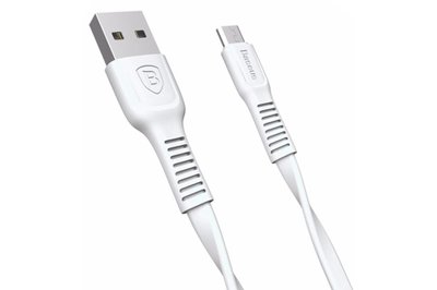 Кабель USB Baseus Tough MicroUSB, White (CAMZY-B02) 263703 фото