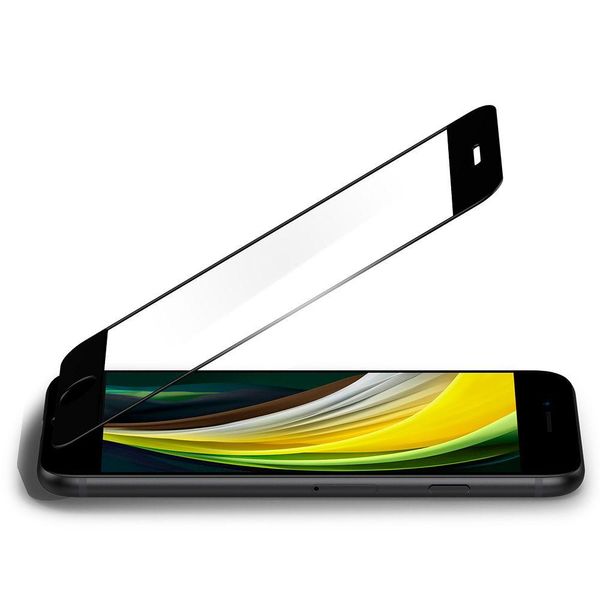 Захисне скло Spigen для iPhone SE 2020/8/7 AlignMaster, Black (1шт) (AGL01294) AGL01294 фото