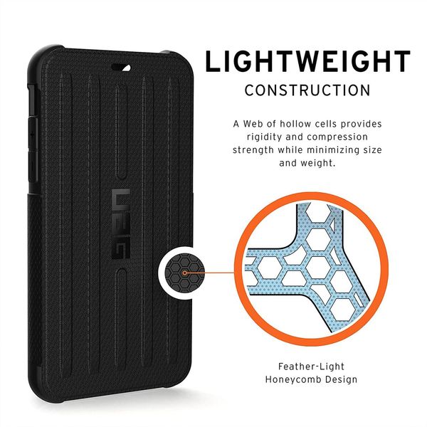 Чехол-книжка Urban Armor Gear для iPhone 11 - (UAG) Metropolis, Black 8441 фото