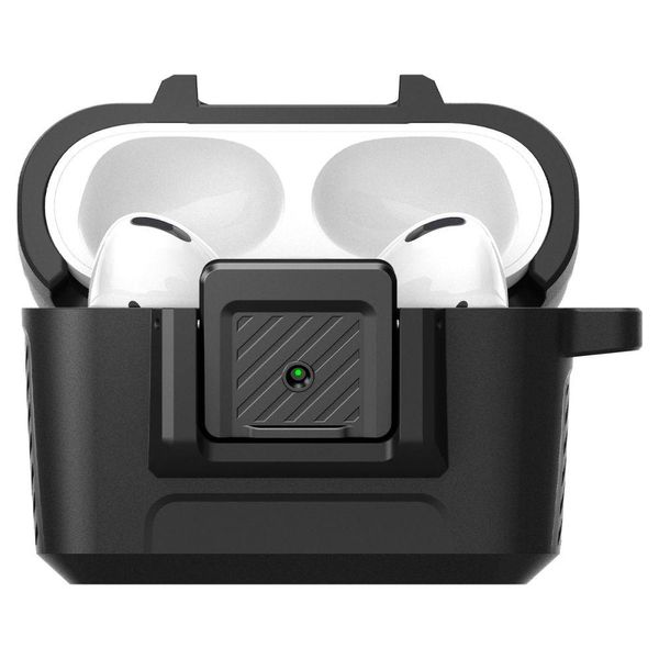 Чохол Spigen для Apple AirPods Pro 1 - Lock Fit, Matte Black (ACS04755) ACS04755 фото