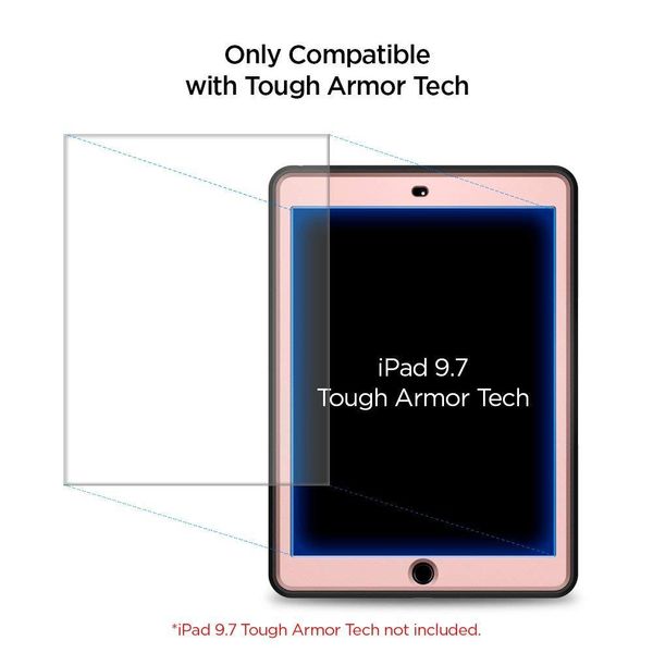 Захисне скло Spigen для чохла Tough Armor Tech iPad 9.7" (2017) (053GL22777) 053GL22777 фото