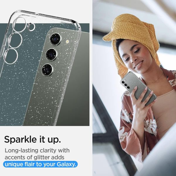 Чохол Spigen для Samsung Galaxy S23 - Liquid Crystal Glitter, Crystal Quartz (ACS05710) ACS05710 фото