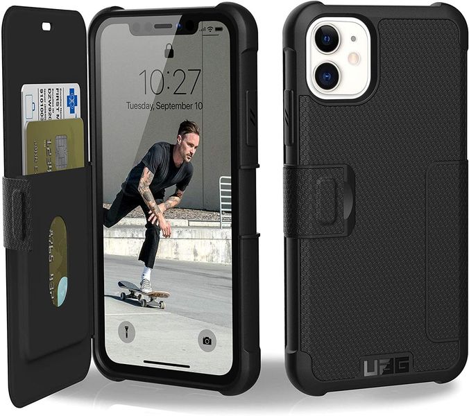 Чехол-книжка Urban Armor Gear для iPhone 11 - (UAG) Metropolis, Black 8441 фото