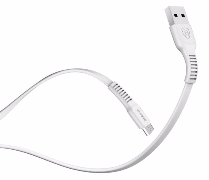 Кабель USB Baseus Tough MicroUSB, White (CAMZY-B02) 263703 фото