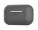 Чехол силиконовый для наушников Apple Airpods Pro, силикон, разные цвета Серый 1091437345 фото