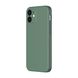 Чехол Baseus для iPhone 12 Liquid Silica Gel, Dark green (WIAPIPH61N-YT6A) 228504 фото 2