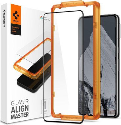 Защитное стекло Spigen для Pixel 8 Pro - AlignMaster Glas.tR (1 шт), Black (AGL06354) AGL06354 фото