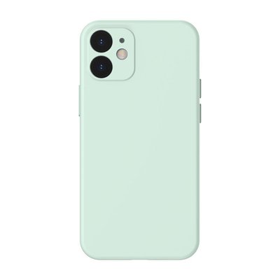 Чехол Baseus для iPhone 12 Liquid Silica Gel, Mint green (WIAPIPH61N-YT6B) 228511 фото