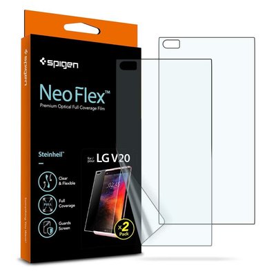 Защитная пленка Spigen для LG V20 Neo Flex HD, 2 шт (A20FL21394) A20FL21394 фото
