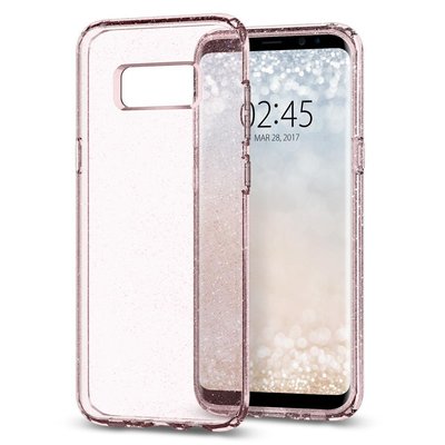 Чехол Spigen для Samsung S8 Liquid Crystal Glitter, Rose Quartz 565cs21615 фото